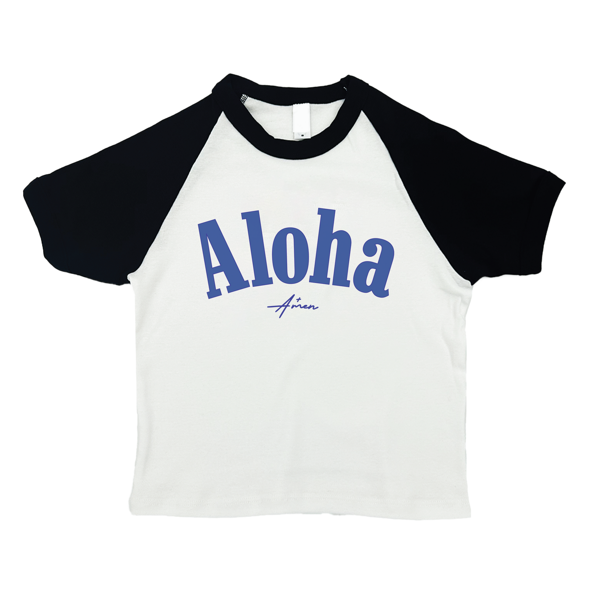 West Aloha Baby Tee Raglan