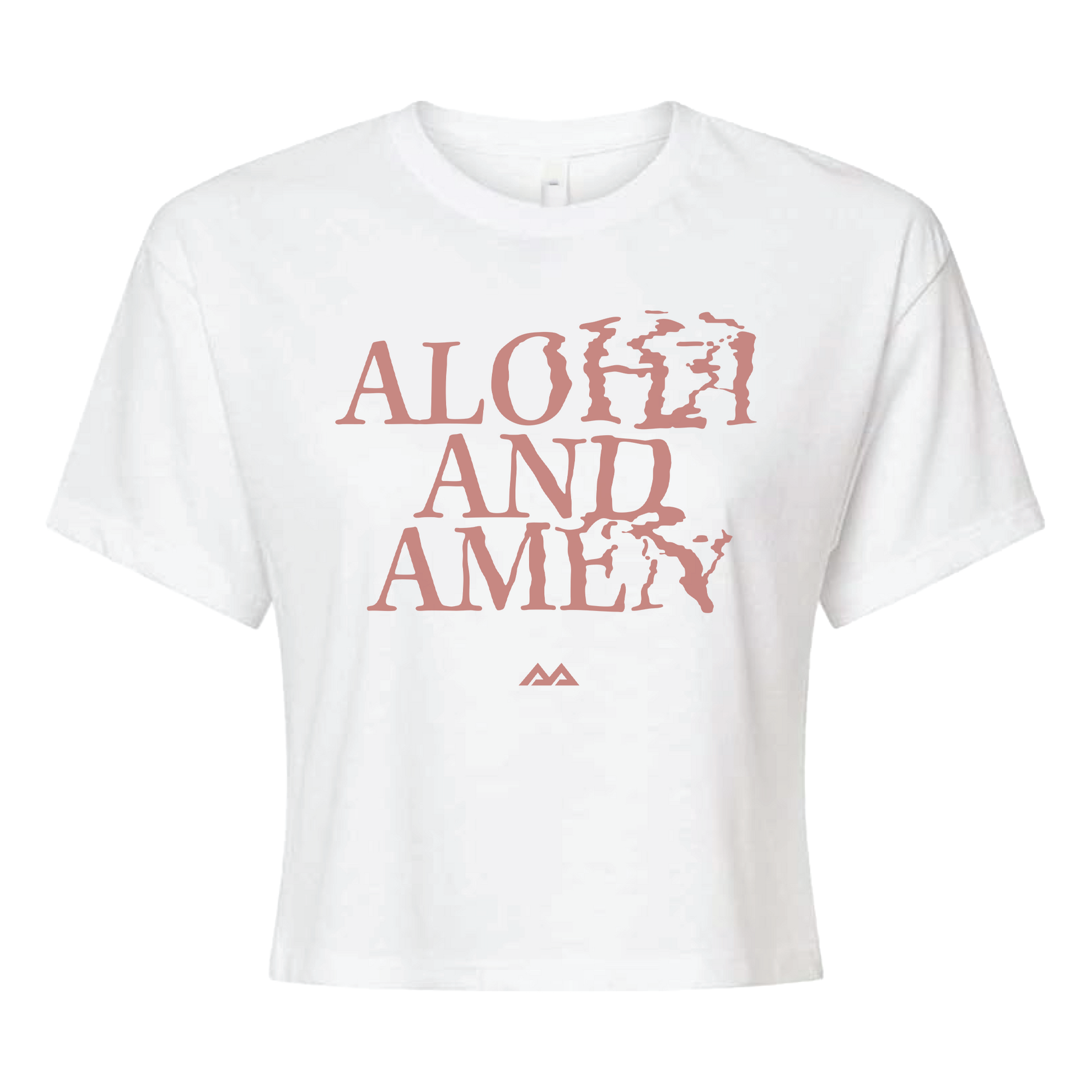 Blurred Women's Baby Crop Tee