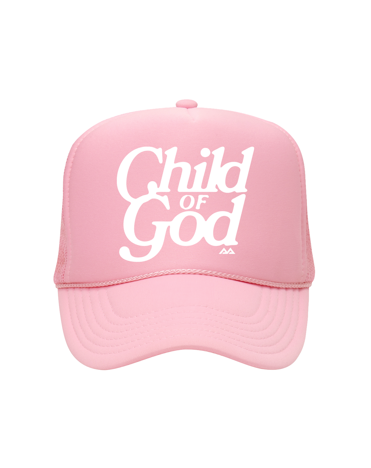 GODONLYKNOWS LOGO CAP ピンク Child of God Trucker [Limited] – Aloha and Amen