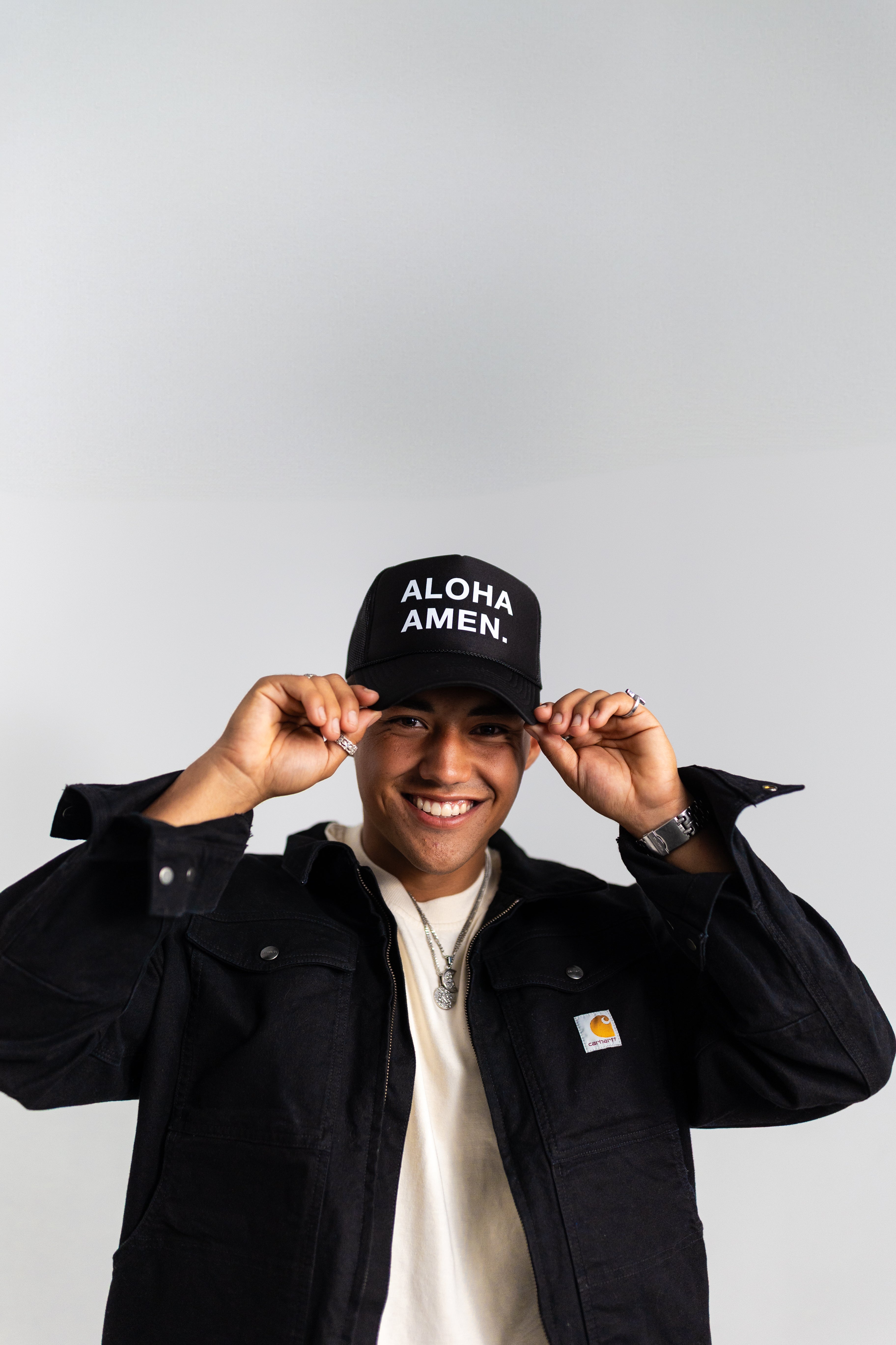 Amen. Trucker Hat - Black – Aloha and Amen