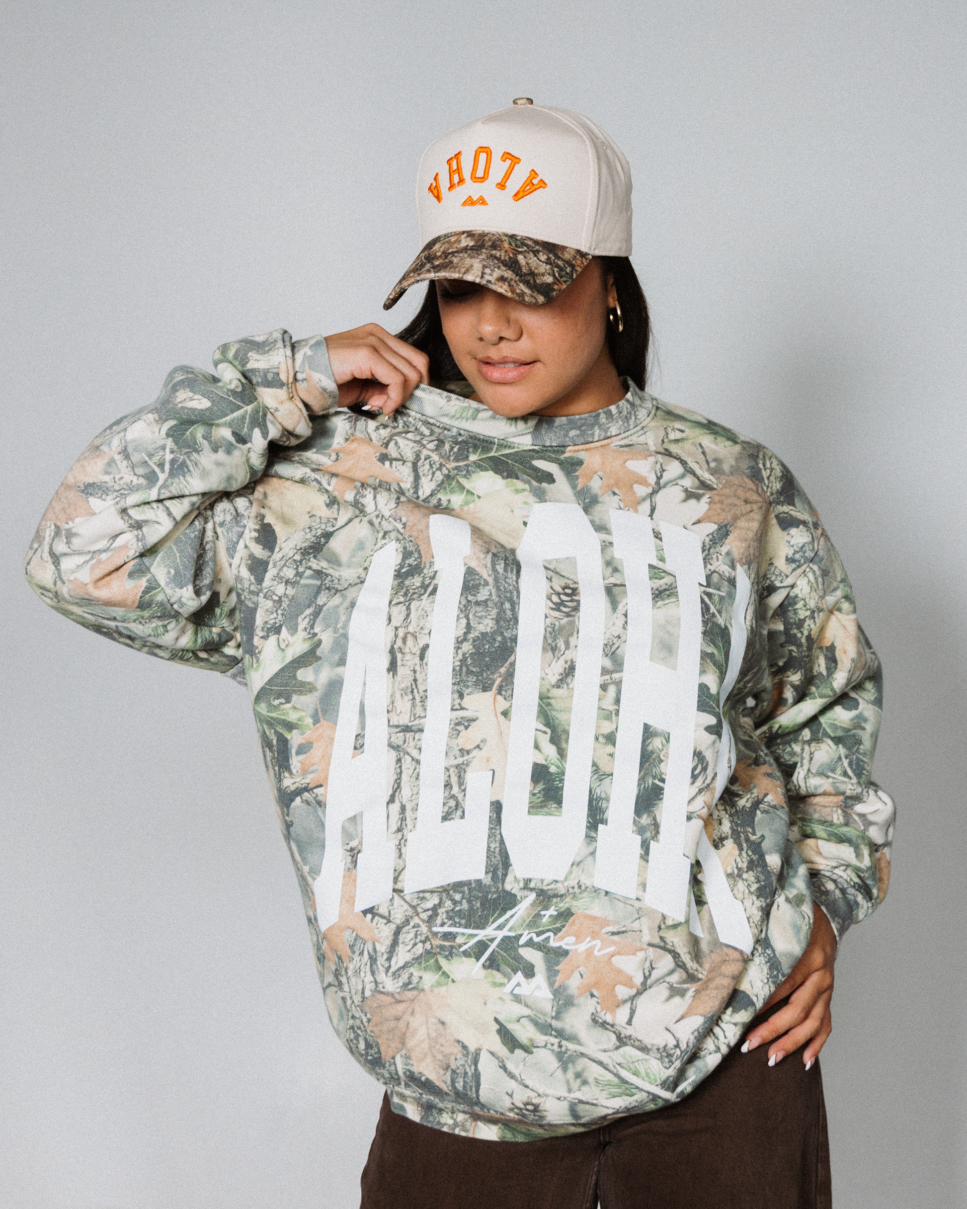 Aloha Camo Crewneck