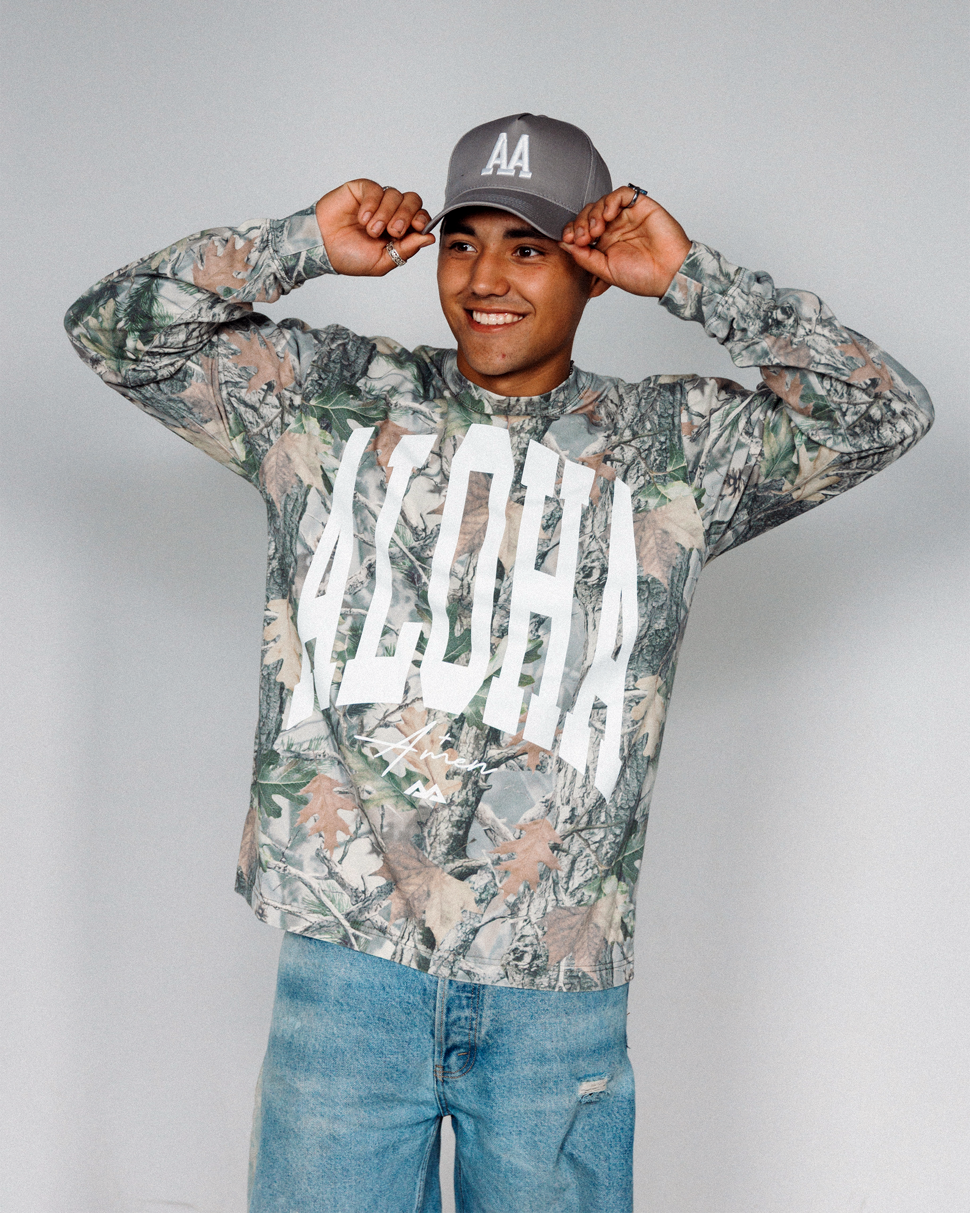 Aloha Camo Long Sleeve Tee