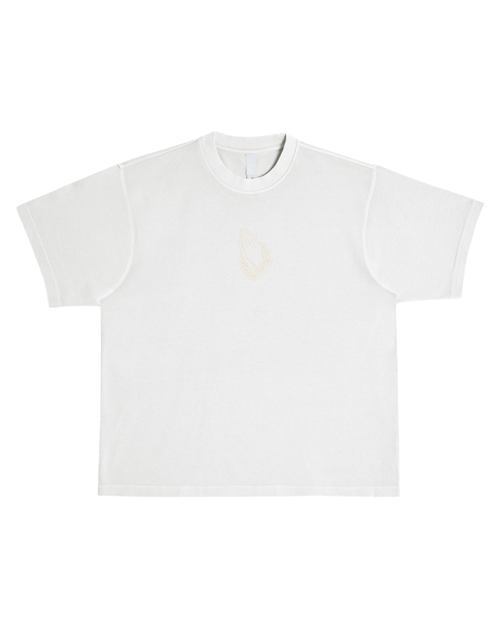 Lei Hands Tee - Lunar Rock