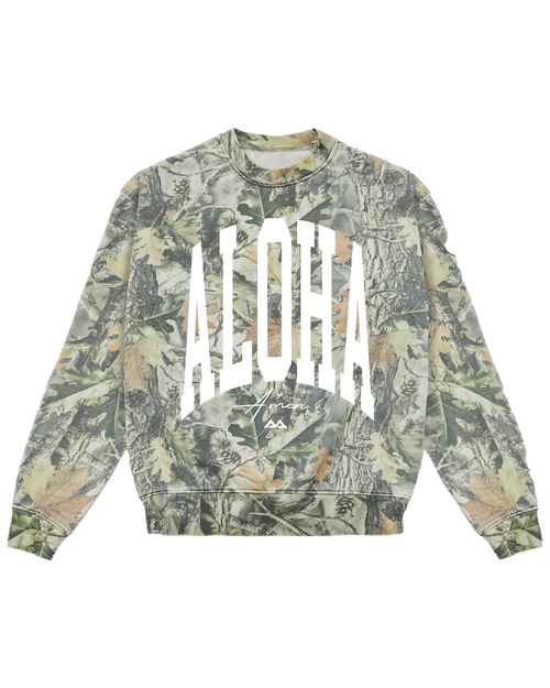 Aloha Camo Crewneck