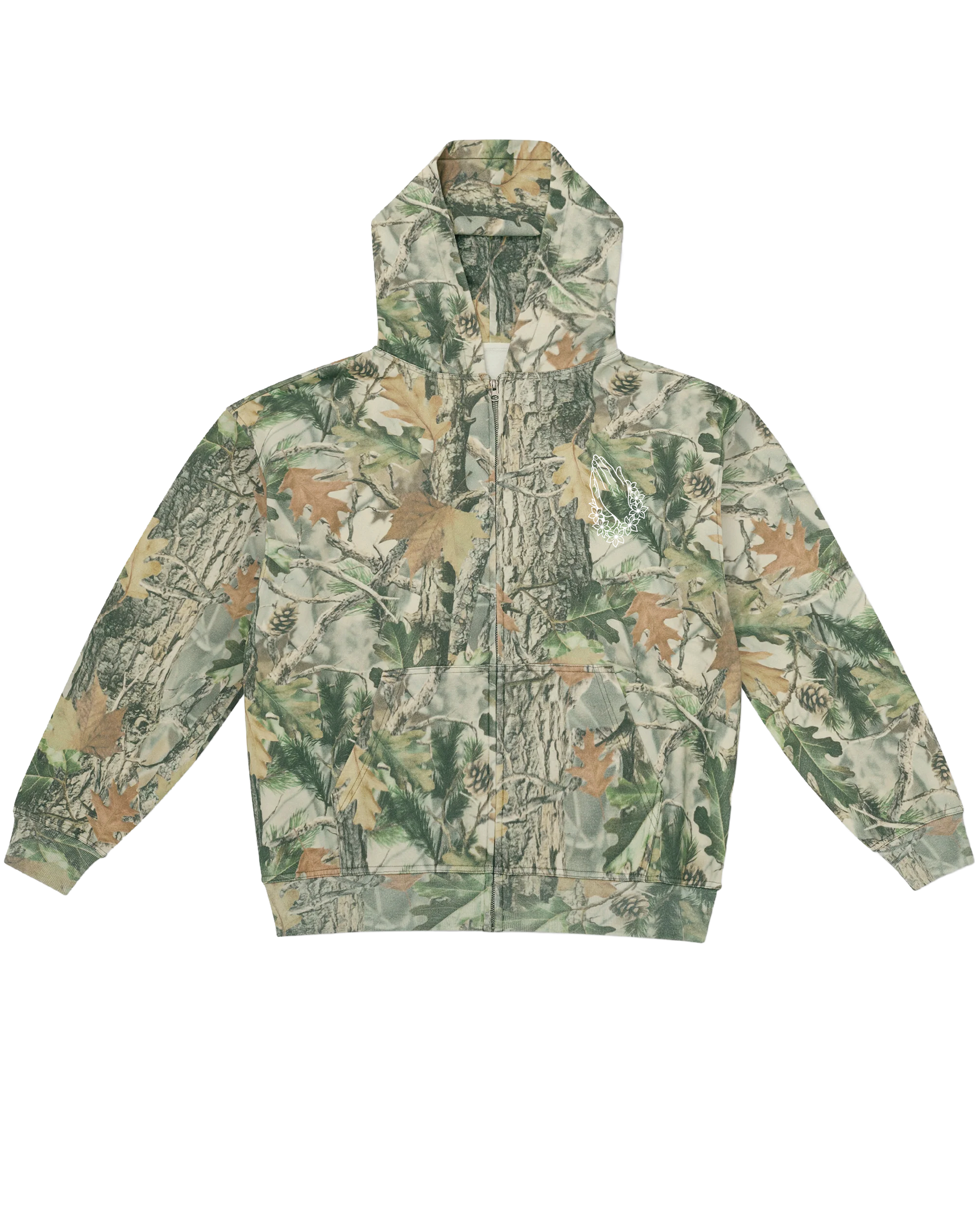 Aloha Camo Zip Hoodie