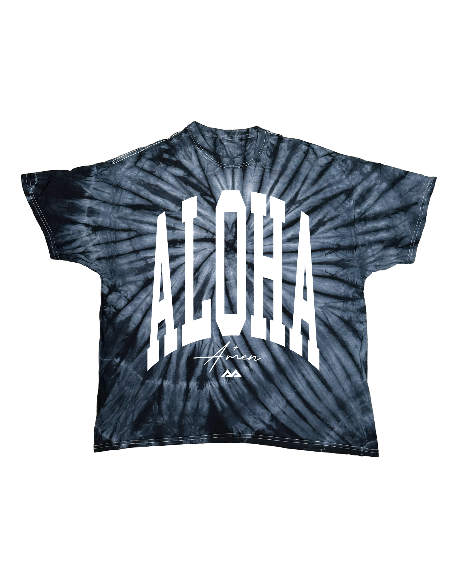Aloha Outline Tie-Dye Tee