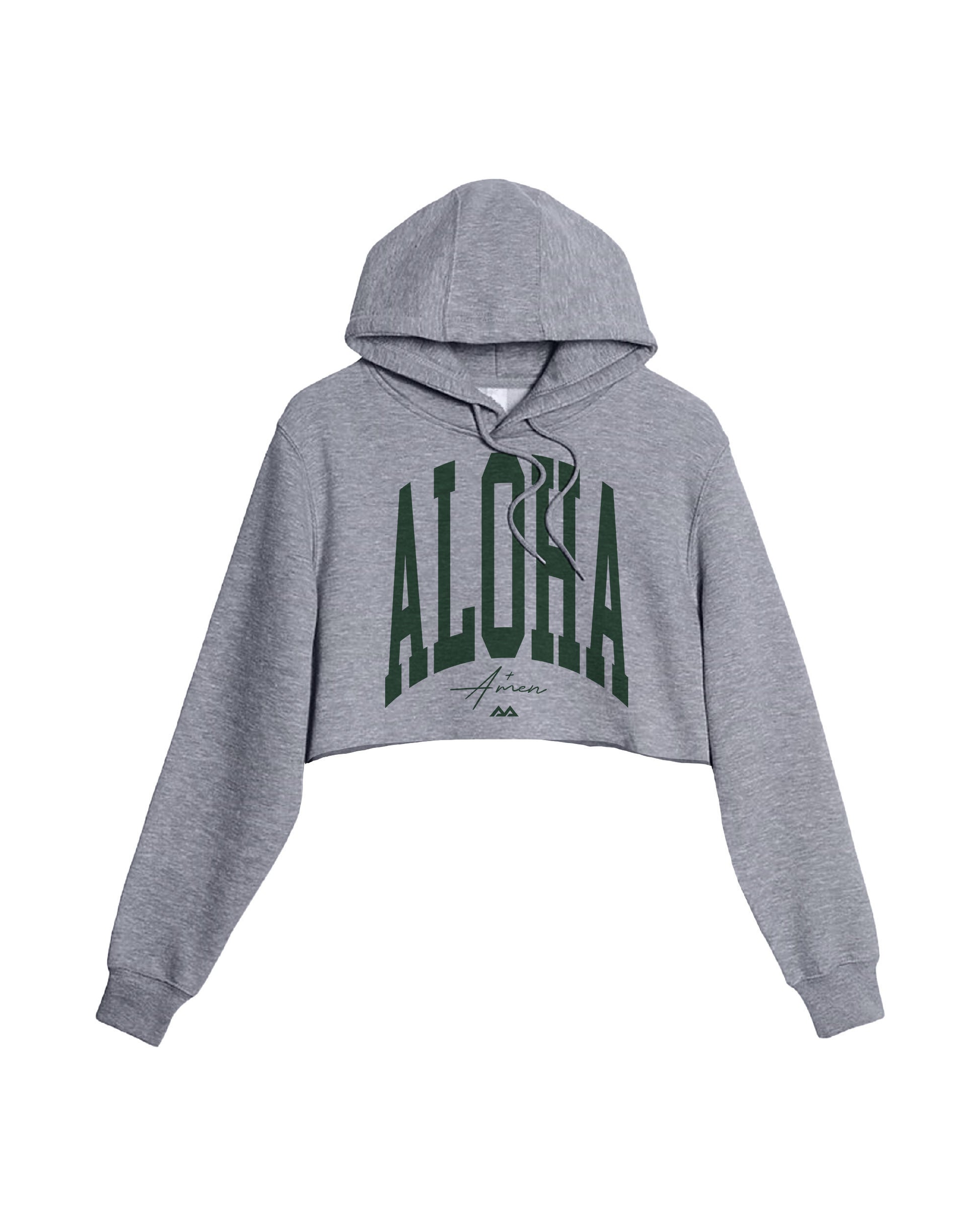 Aloha Mauka Crop Hoodie