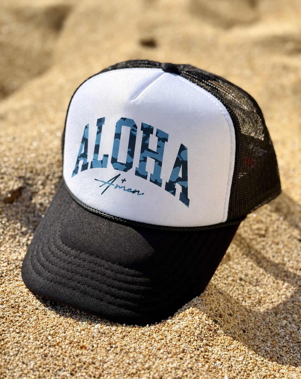 Aloha Makai Camo Trucker
