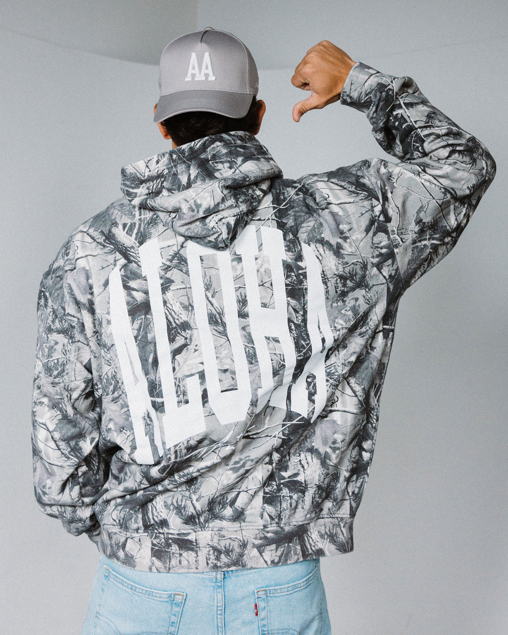 Aloha Winter Camo Hoodie