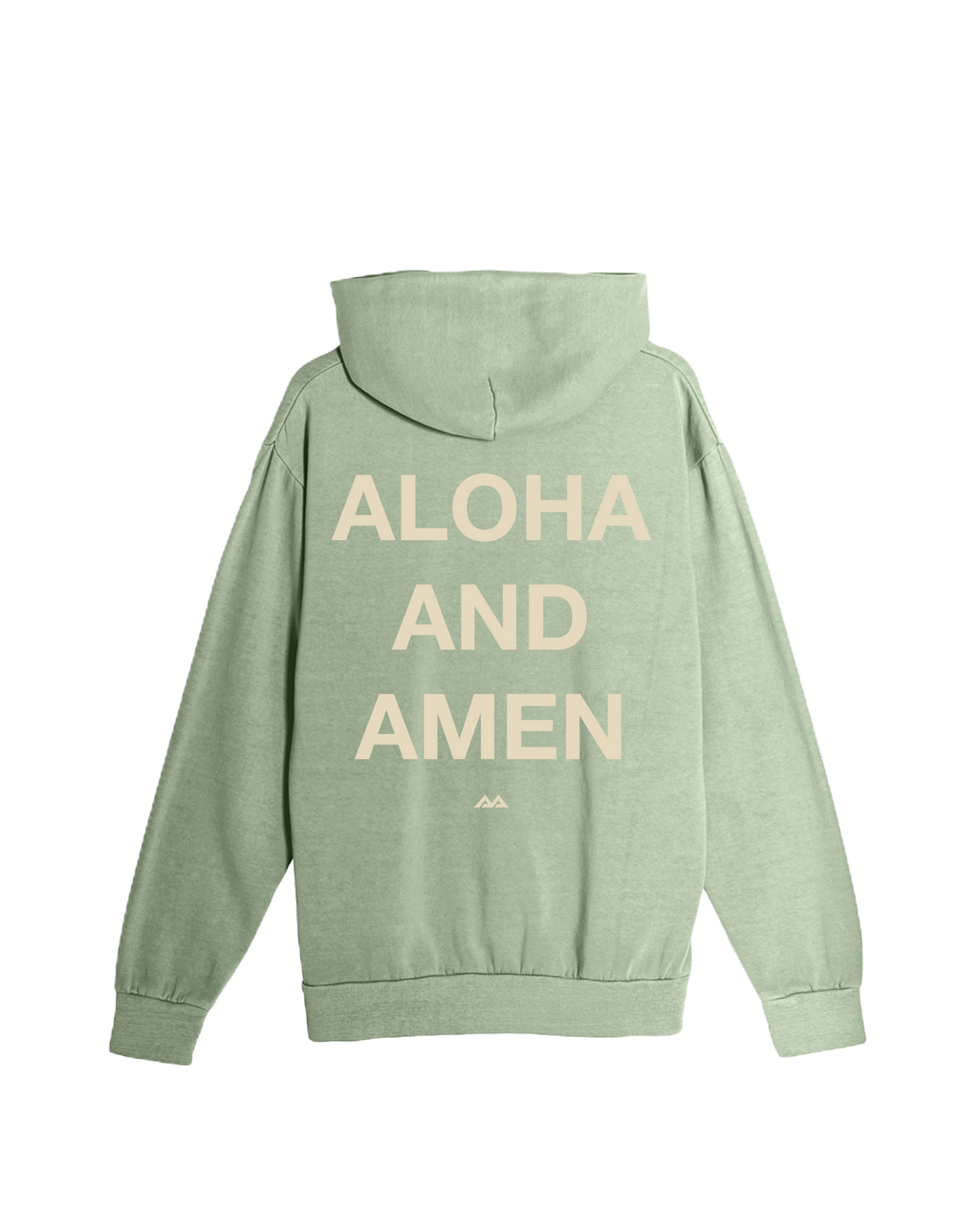Lei Hands Pigment Dyed Hoodie - Oil Green