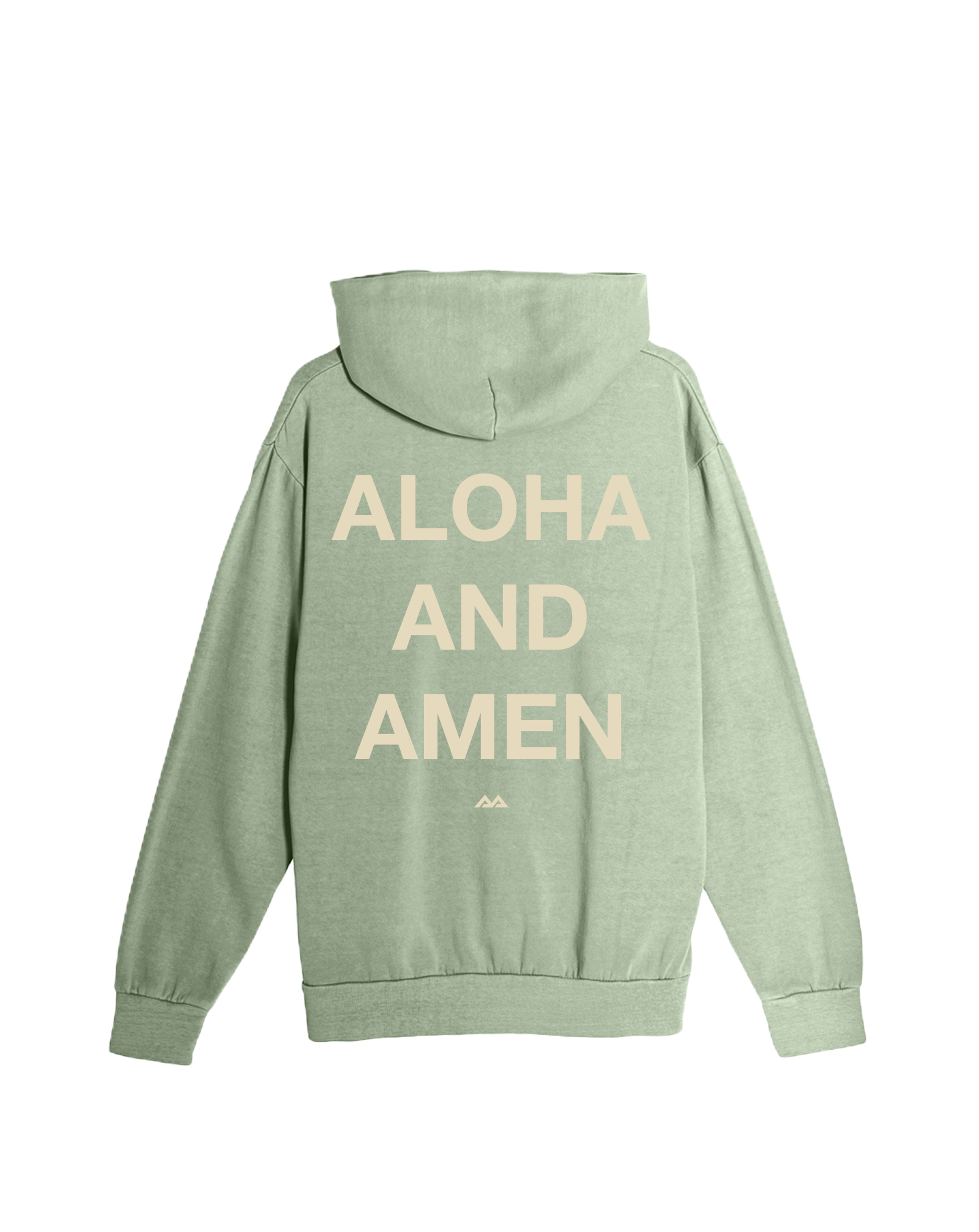 Lei Hands Pigment Dyed Hoodie - Oil Green