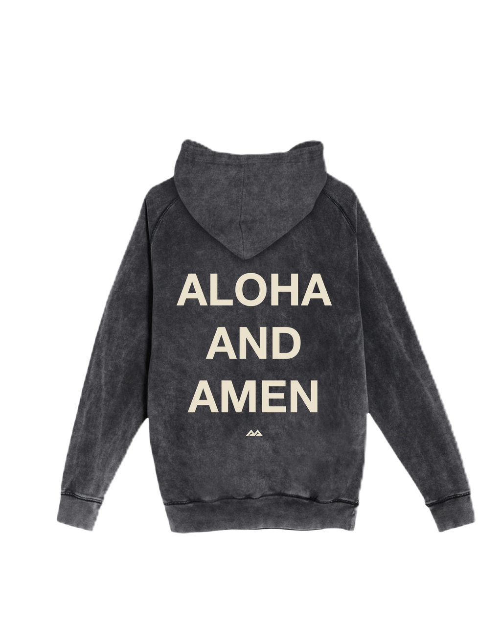 Lei Hands Vintage Raglan Hoodie - Black