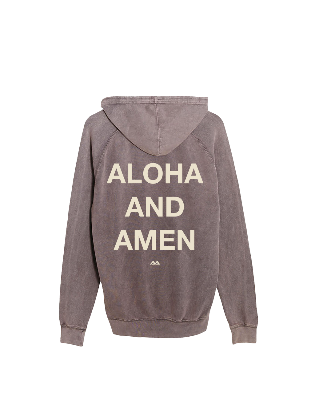 Lei Hands Vintage Raglan Hoodie - Zinc