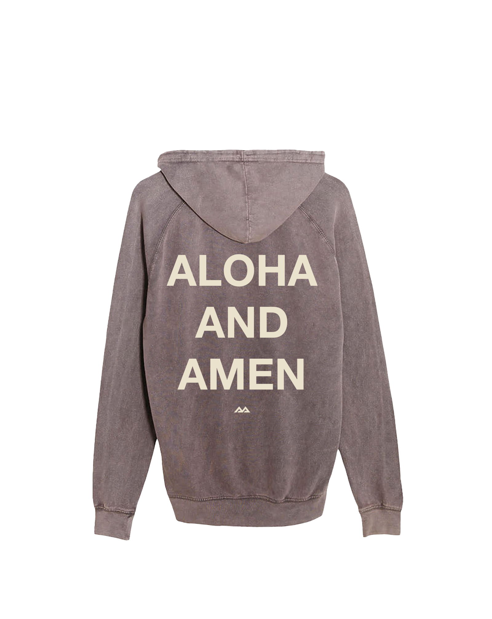 Lei Hands Vintage Raglan Hoodie - Zinc