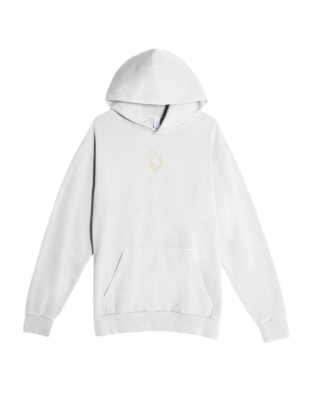 Lei Hands Pigment Dyed Hoodie - Lunar Rock