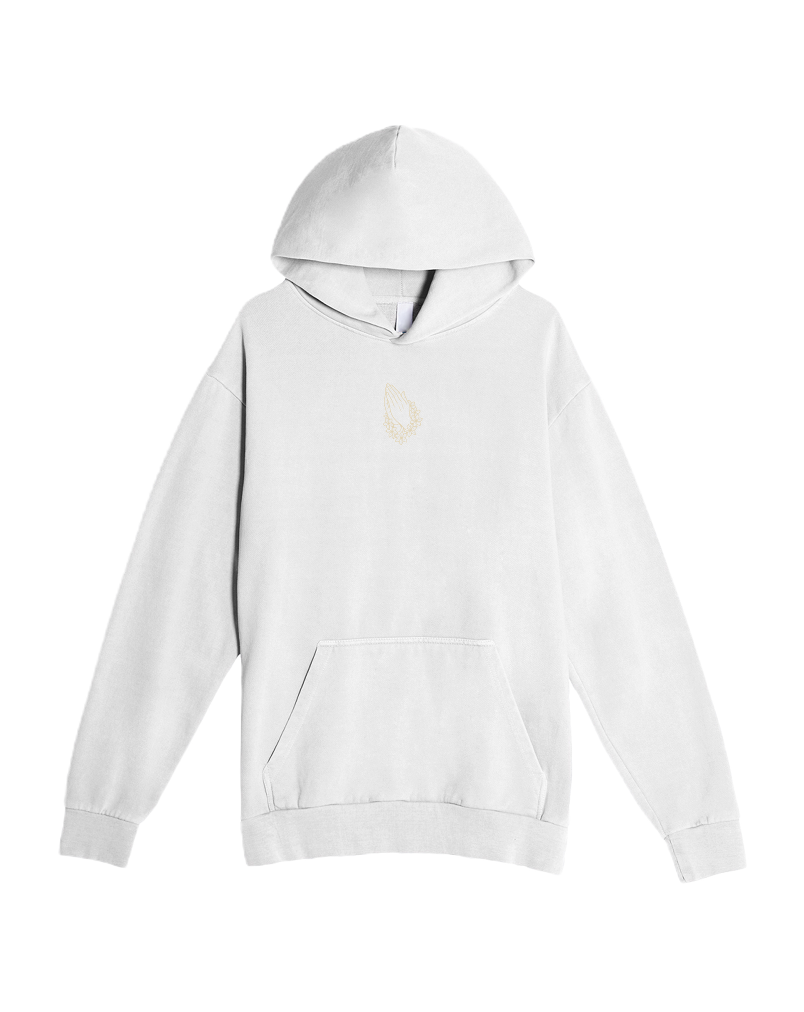 Lei Hands Pigment Dyed Hoodie - Lunar Rock