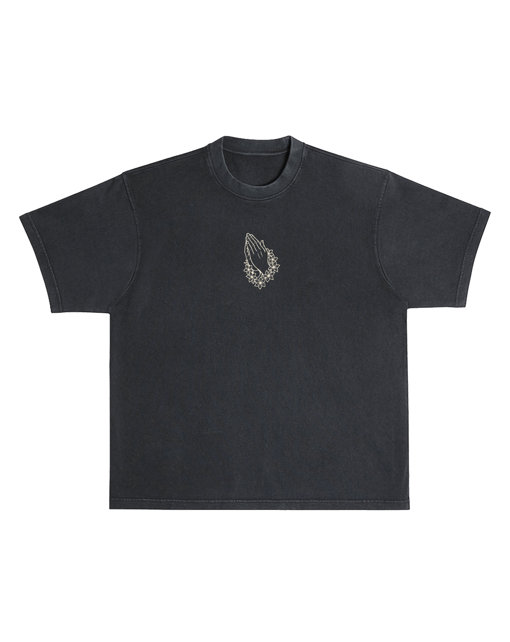 Lei Hands Tee - Vintage Black