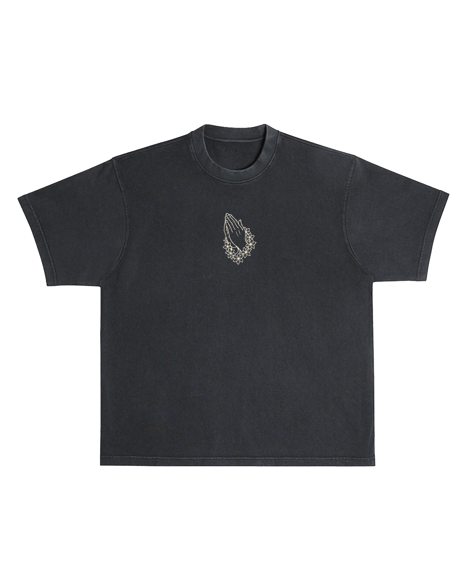 Lei Hands Tee - Vintage Black