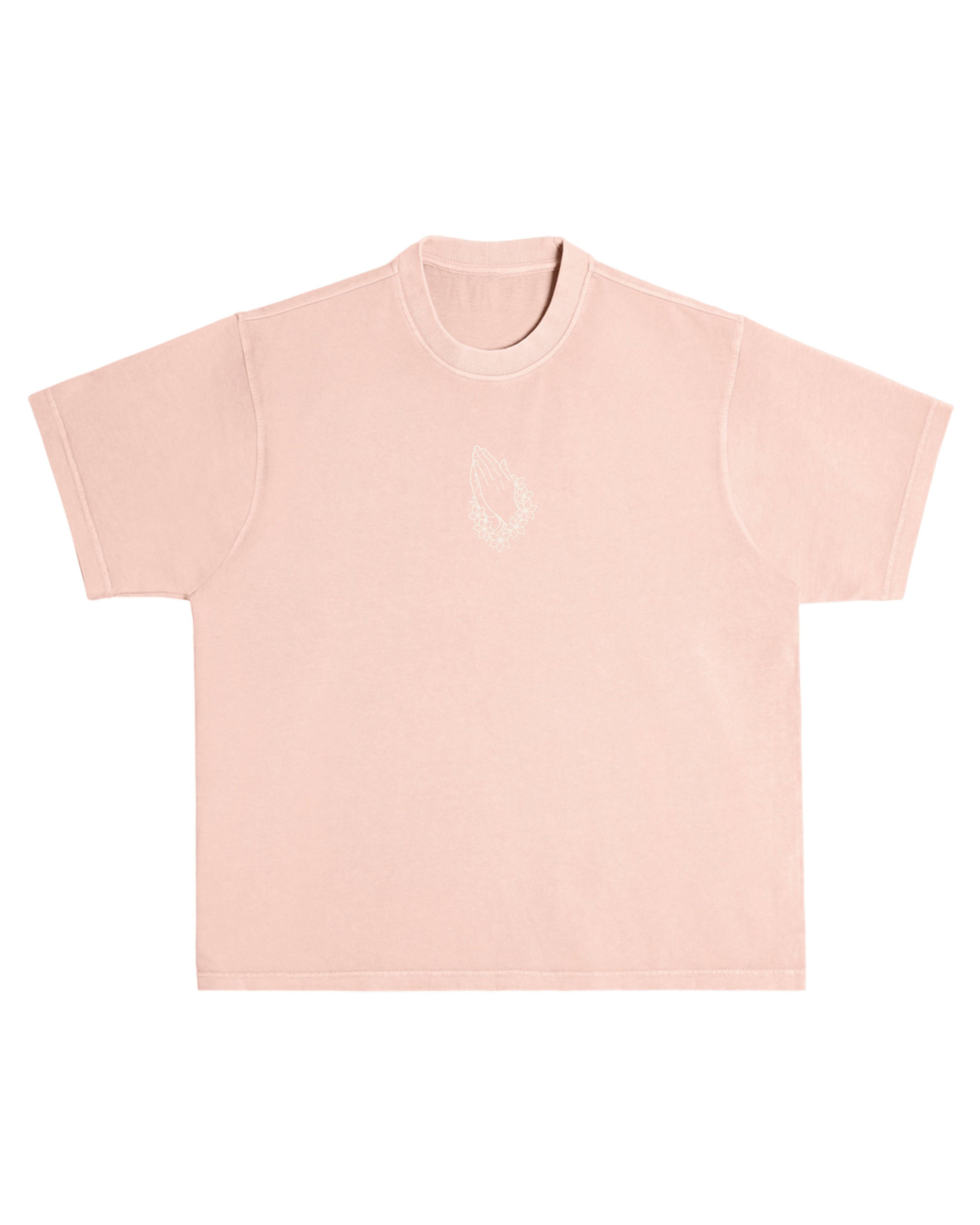 Lei Hands Pigment Dyed Tee - Salmon – Aloha and Amen